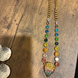 MWOT Kurt Geiger Multicolor Crystal Necklace